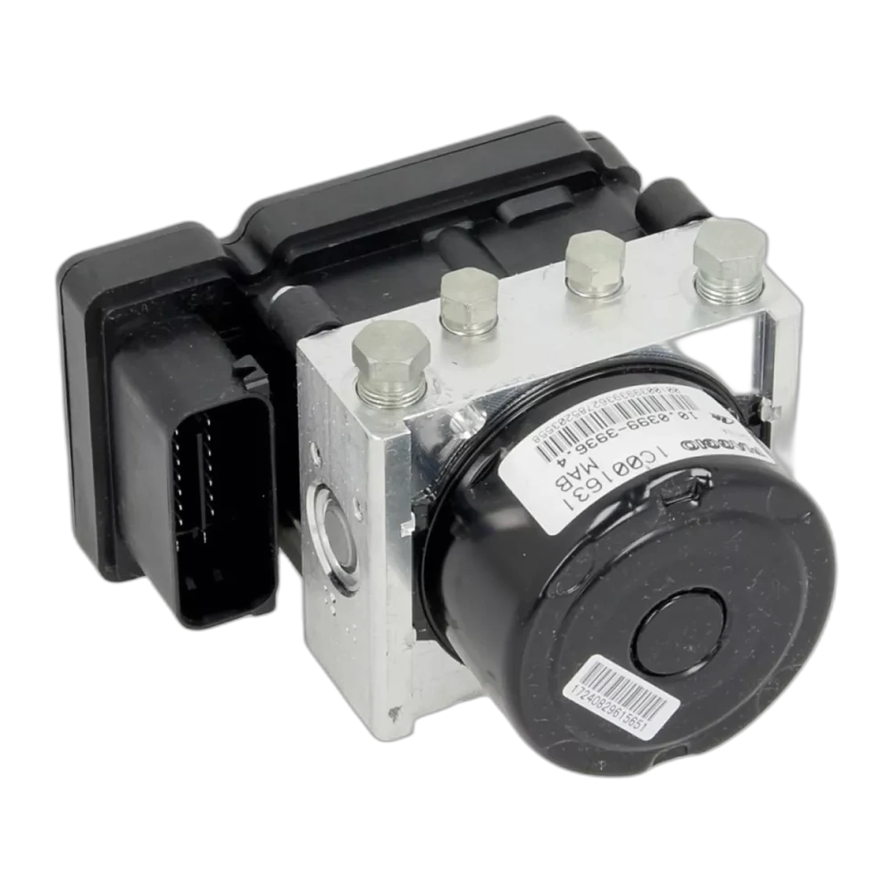 Piaggio ABS module with its electrical connector