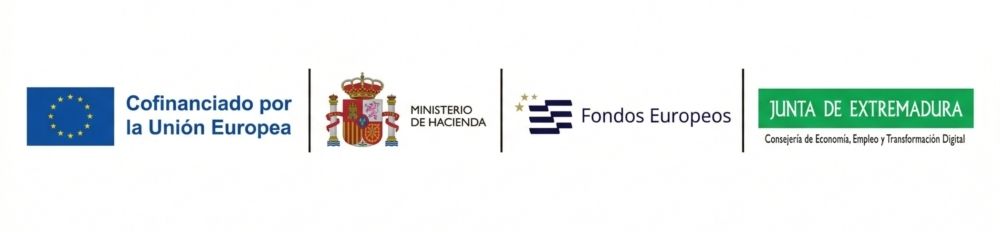 Logos Fondos Europeos y Junta de Extremadura